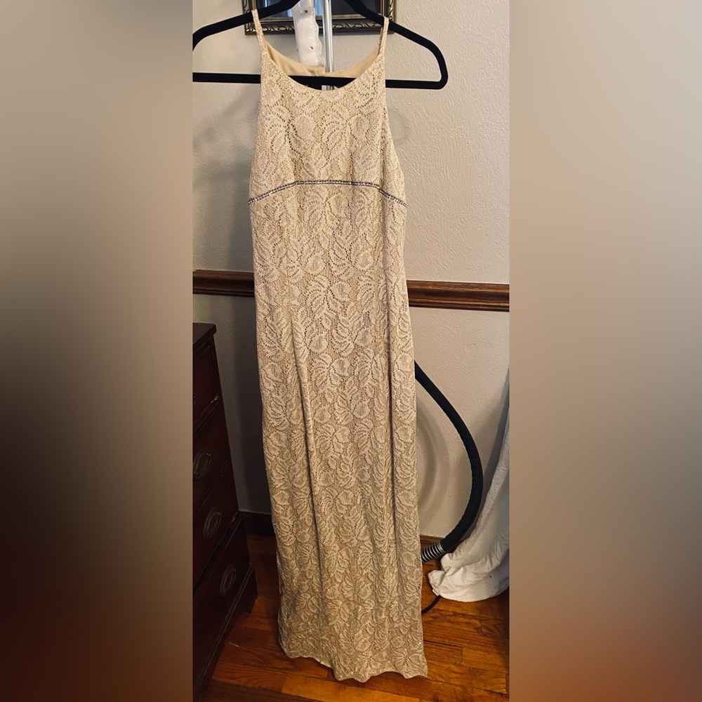 Bari-Jay evening dress. Beautiful gown, tiny snag on inside.